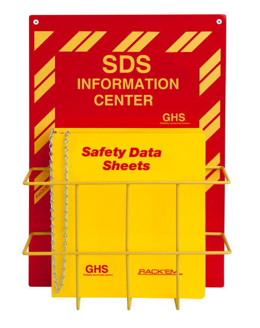 Rack'Em Racks- 3″ English SDS Binder and Safety Station-eSafety Supplies, Inc
