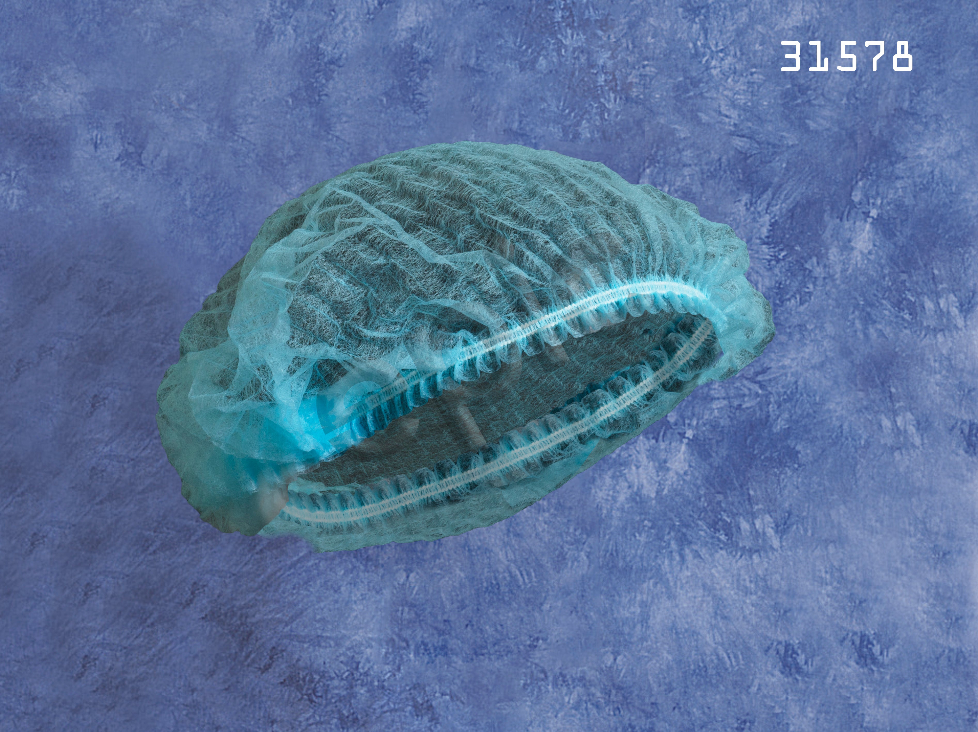 EPIC- Blue Bouffant Caps 21"-eSafety Supplies, Inc