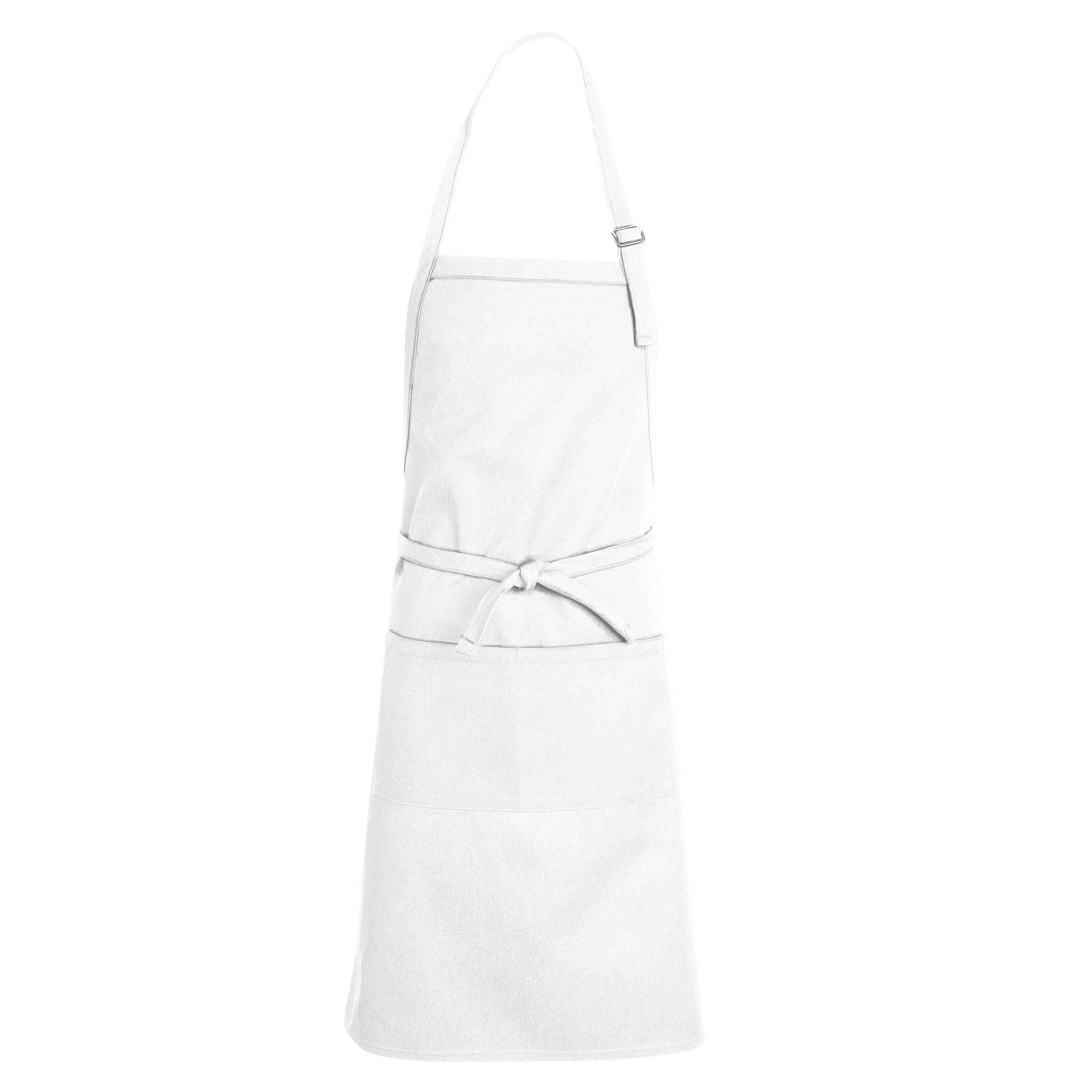 Premium Bib Apron TT30 - White-eSafety Supplies, Inc