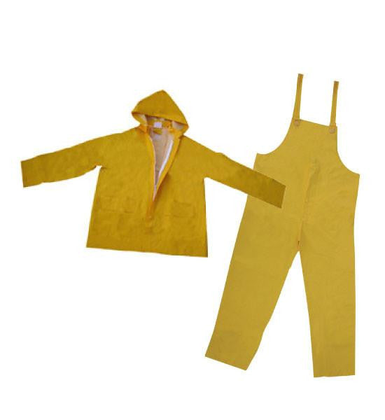 3A Safety 35 Mil. PVC/Poly 3 PC Rain-Suit-eSafety Supplies, Inc