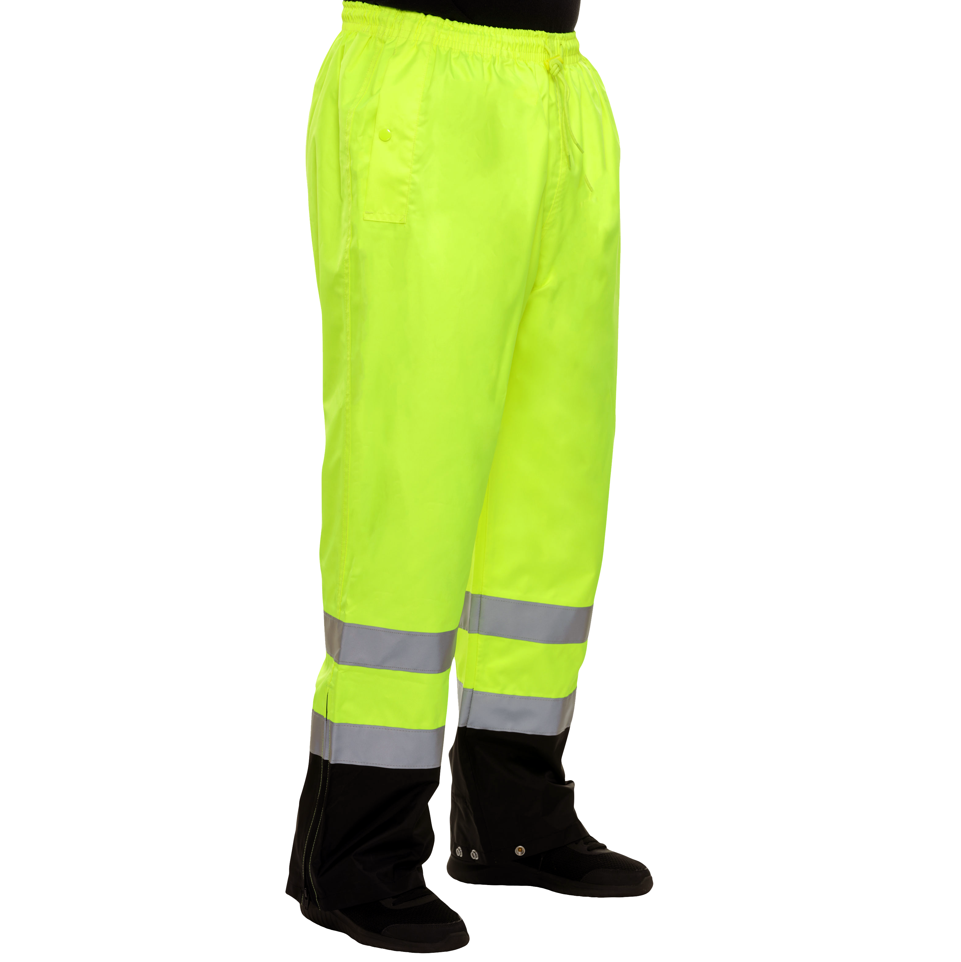 Safety Pants Hi Vis Pants Breathable Waterproof ANSI E-eSafety Supplies, Inc