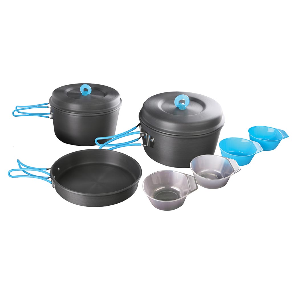 4 Person Cook Set - Hard Anodized Aluminum-eSafety Supplies, Inc