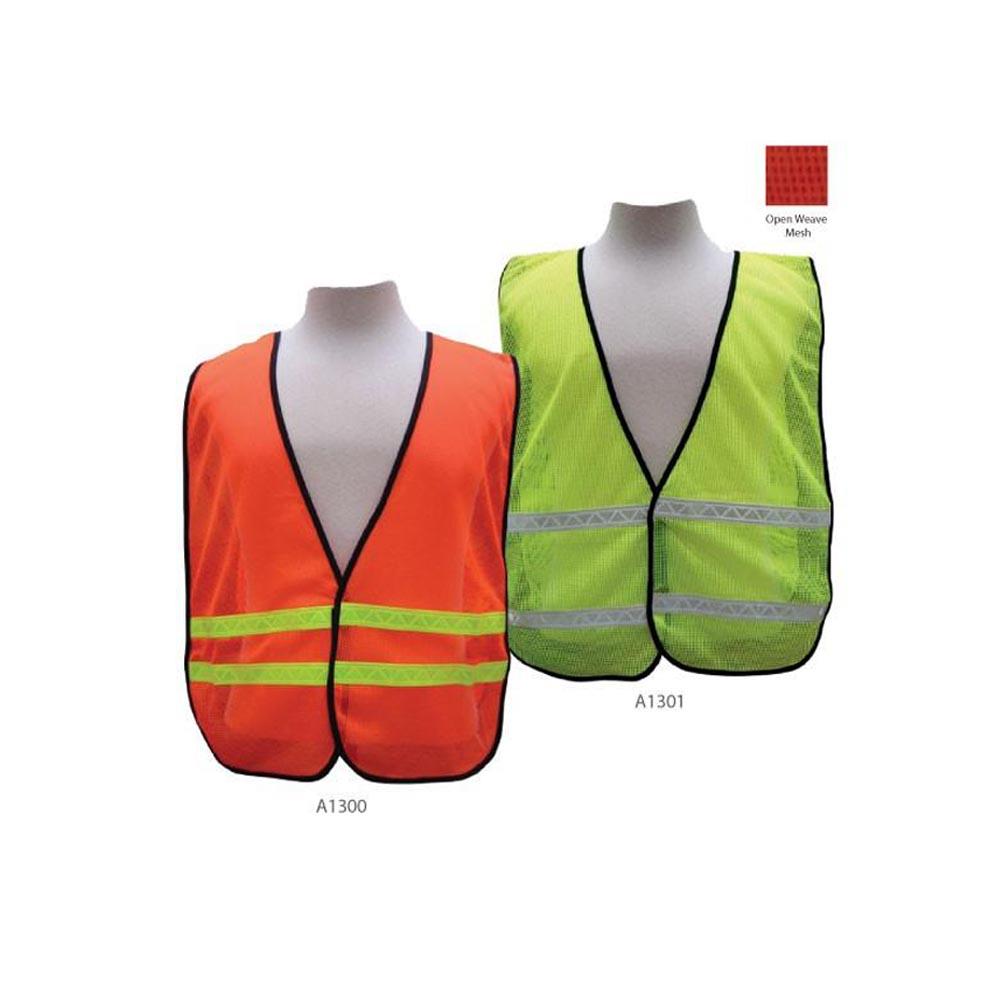 3A Safety All-Purpose Mesh Safety Vest 1" Horizontal Stripe-eSafety Supplies, Inc