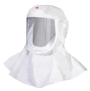 3M Small/Medium Polypropylene S-Series Versaflo White Hood With Integrated Head Suspension-eSafety Supplies, Inc