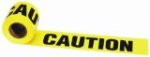 Caution Tape Barricade Ribbon, 3" x 300' Roll