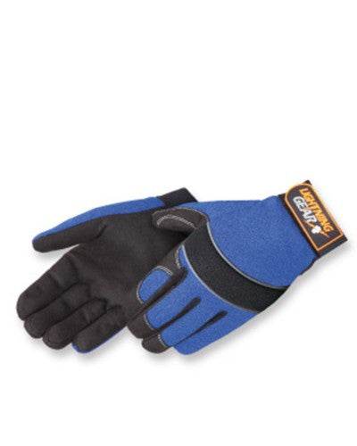 Lightning Gear BlueKnight mechanic Gloves - Pair-eSafety Supplies, Inc