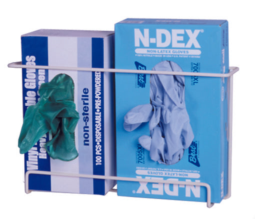 Rack'Em Racks- “Space Saver” 2 Box Exam Glove Dispenser-eSafety Supplies, Inc
