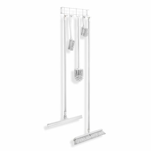 Rack'Em Racks-White PVC Coated 17″ 5-Hook Rack-eSafety Supplies, Inc