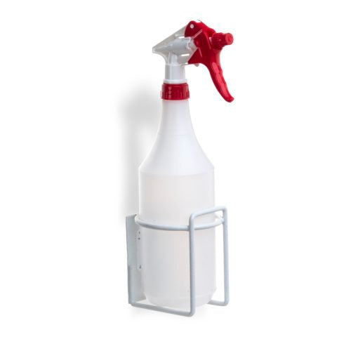 Rack'Em Racks- Small Bottle Rack. Holds Trigger Spray Bottles, Plunger Spray Bottles, Water Bottles.-eSafety Supplies, Inc