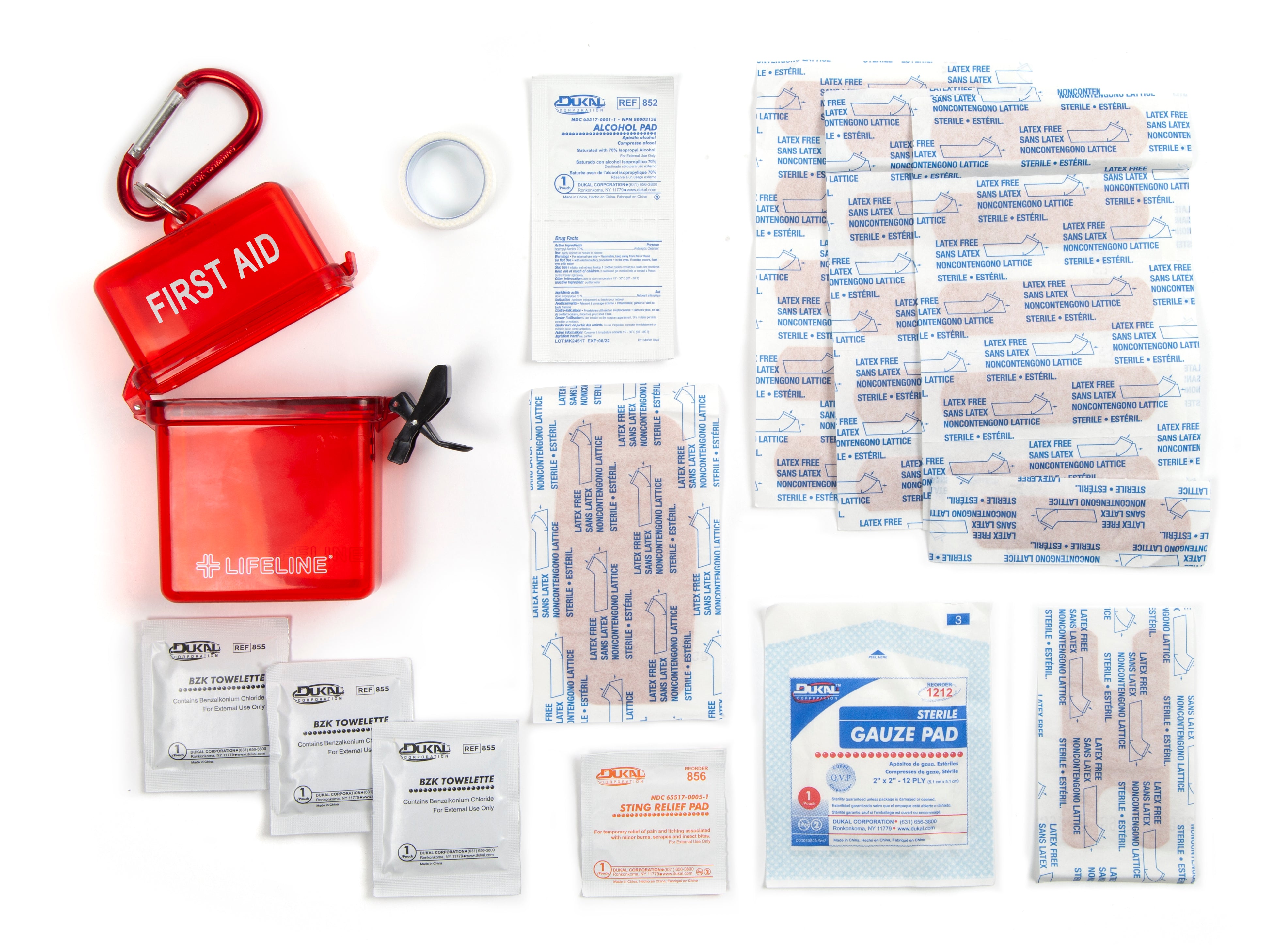 Weather Resistant First Aid Kit - 28 Piece