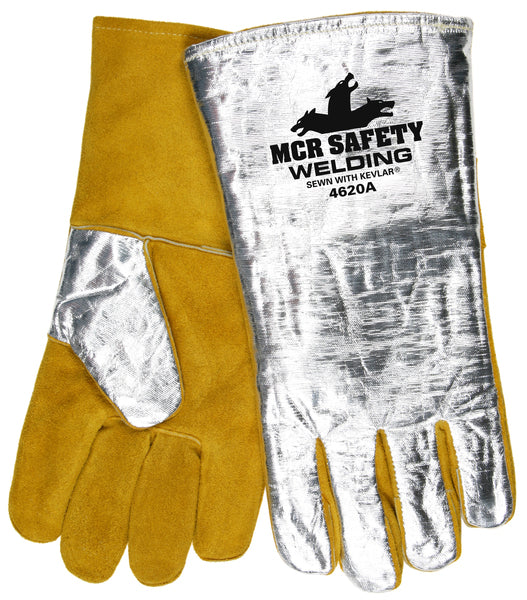 MCR Safety Alumnized Welder Glove W/FR Backing-eSafety Supplies, Inc
