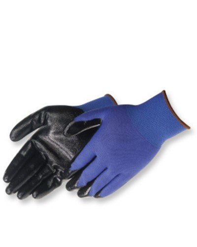 Q-Grip Ultra-Thin Nitrile Palm Coated (blue nylon shell) Gloves - Dozen-eSafety Supplies, Inc