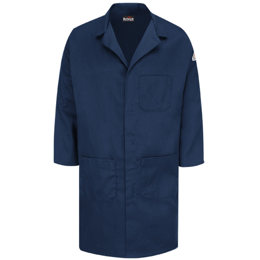 Bulwark - Concealed Snap Front Lab Coat - EXCEL FR ComforTouch-eSafety Supplies, Inc