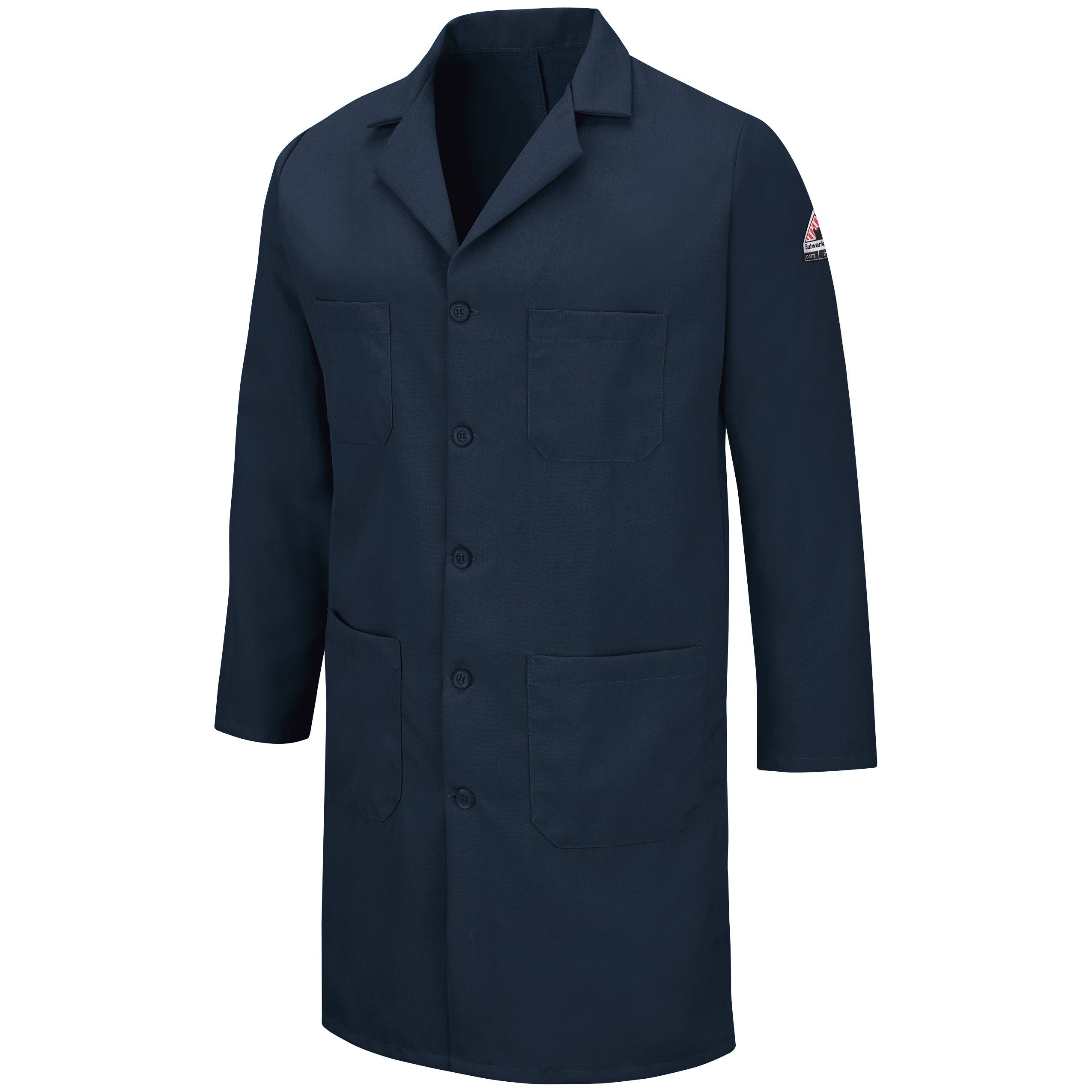Men's Nomex FR Lab Coat KNL2 - Navy-eSafety Supplies, Inc