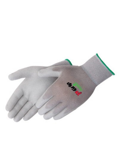 Q-Grip Grey polyurethane - grey shell Gloves - Dozen-eSafety Supplies, Inc
