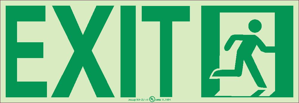 National Marker- Exit Sign-eSafety Supplies, Inc