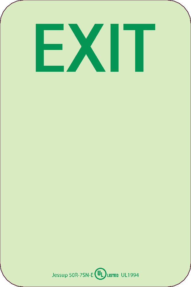 Glo Brite Door Marking Exit Sign-eSafety Supplies, Inc