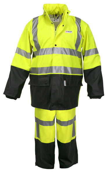 MCR Safety .40mm Pu/ Poly, 3 Pc Suit,2 tone-eSafety Supplies, Inc