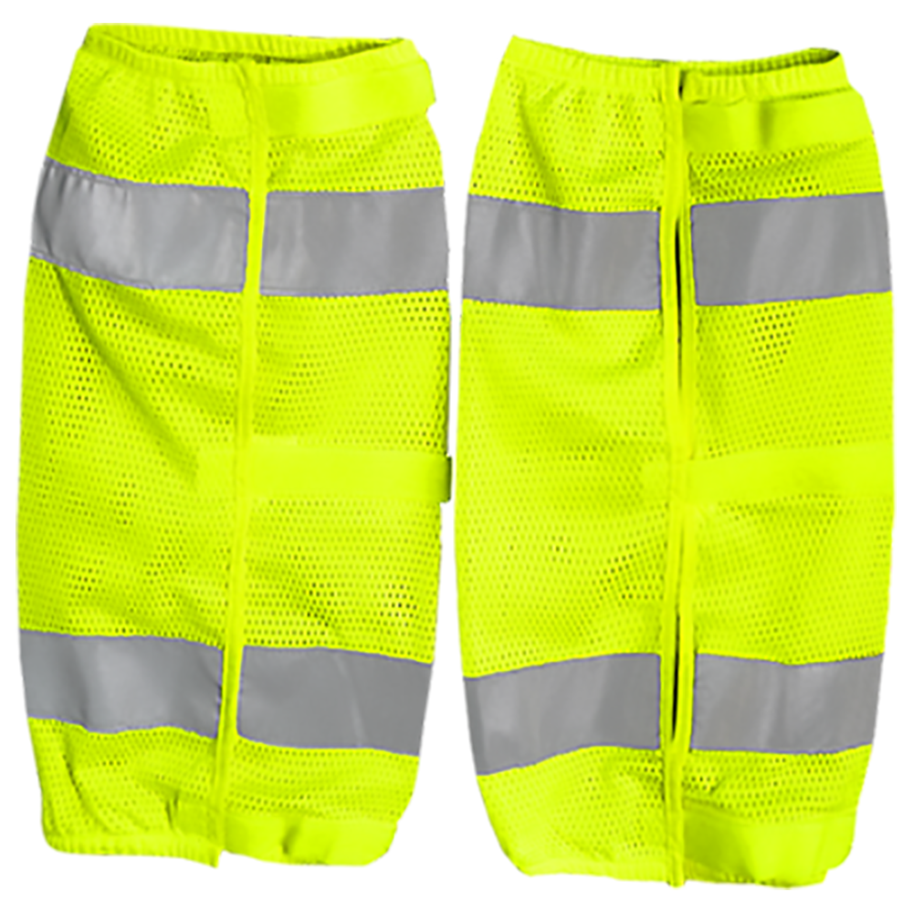 Safety Gaiters Hi Vis Leg Covers Mesh Hook & Loop-eSafety Supplies, Inc