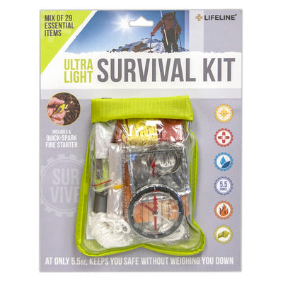 essential survival gear Lifeline Ultralight Survival Kit