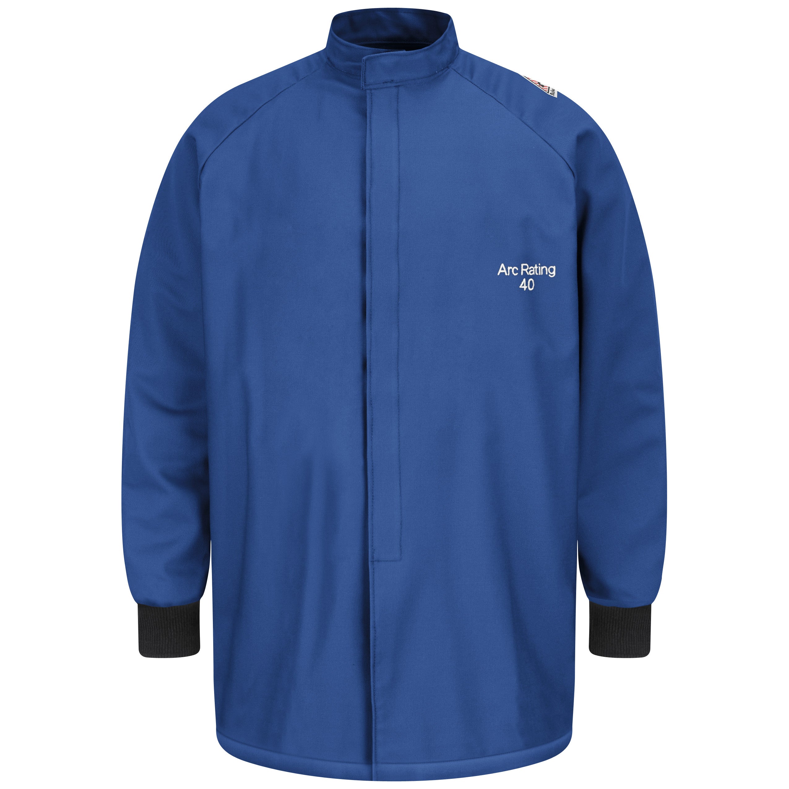 Men's Heavyweight FR 40 cal/cm Short Coat CLC4 - Royal Blue-eSafety Supplies, Inc