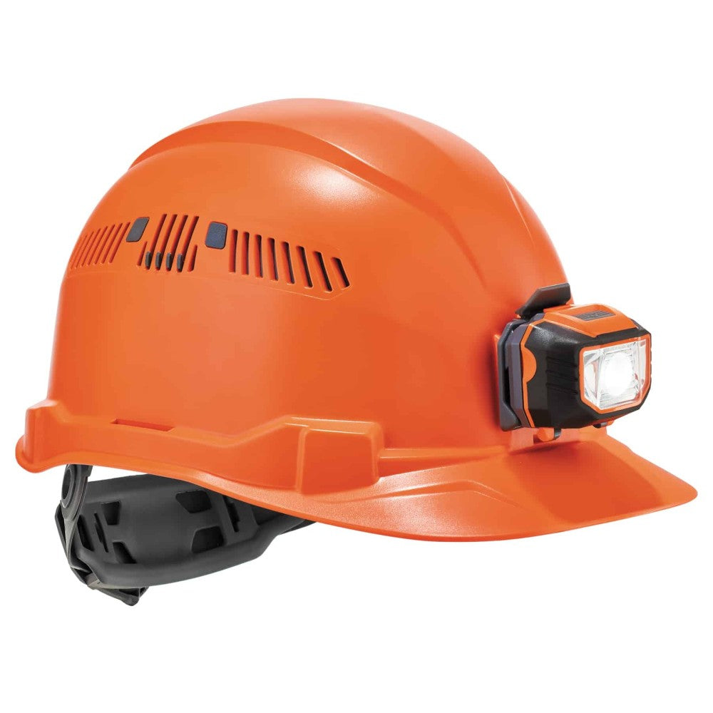 Skullerz 8972LED Class C Cap-Style Hard Hat + LED Light - Ratchet Suspension-eSafety Supplies, Inc