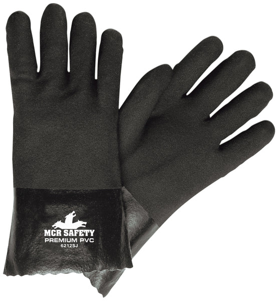 MCR Safety Black Sandy PVC 12" Jersey-eSafety Supplies, Inc
