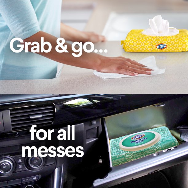 Clorox Disinfecting Wipes, Crisp Lemon - 1 Soft Pack - 75 Wipes-eSafety Supplies, Inc