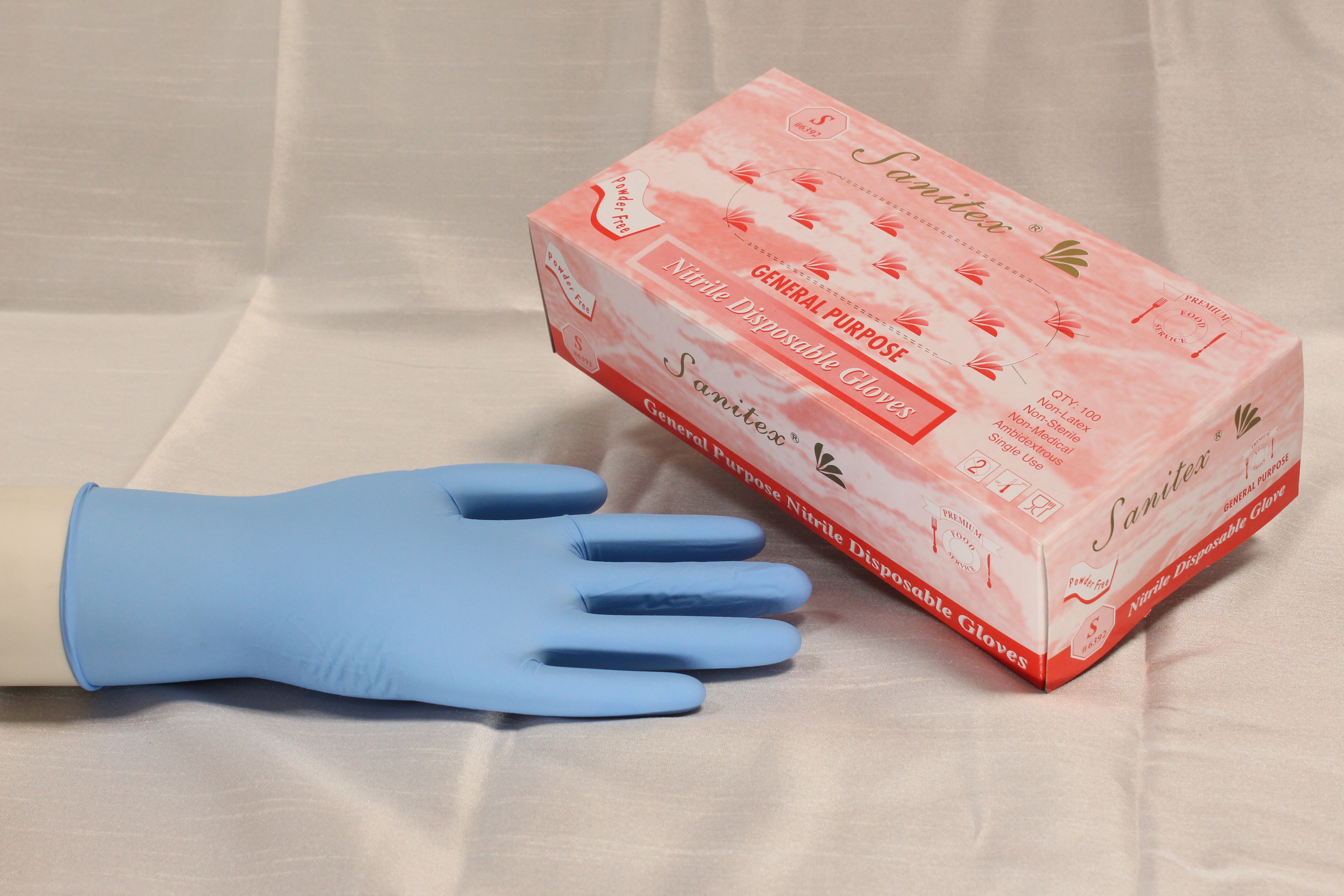Sanitex -Powder Free-Nitrile General Purpose Gloves- Box-eSafety Supplies, Inc
