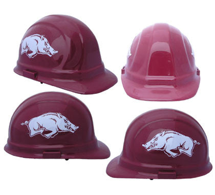 Arkansas Razorbacks - NCAA Team Logo Hard Hat Helmet-eSafety Supplies, Inc