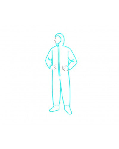 Liberty - Permagard Coverall - Attached Hood & Boots - Case of 25-eSafety Supplies, Inc