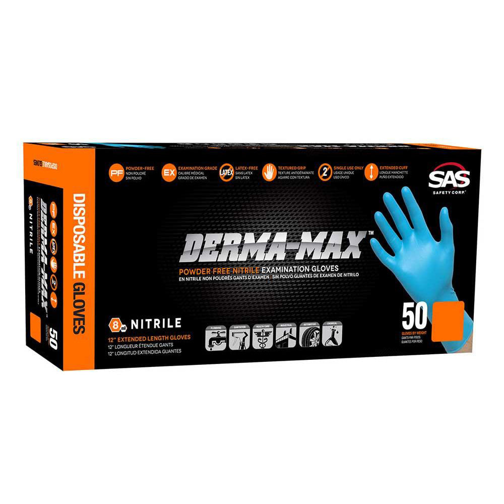 Derma-Max - Powder Free Nitrile Exam Gloves - Box-eSafety Supplies, Inc