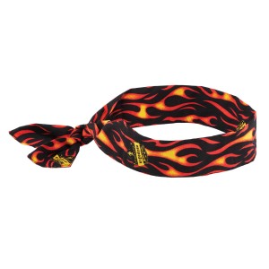 Ergodyne Chill-Its® 6700 Evaporative Cooling Bandana - Tie-eSafety Supplies, Inc