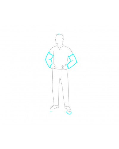 Liberty - Polygard White Disposable Sleeves - Case of 500-eSafety Supplies, Inc