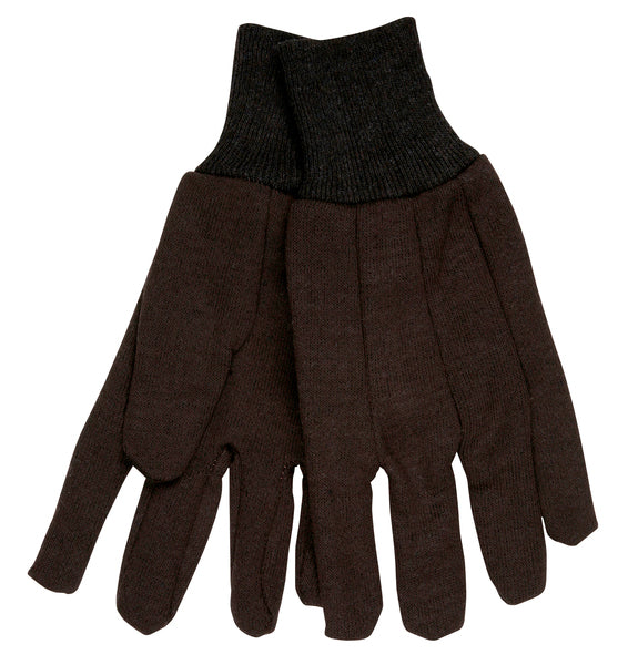 MCR Safety Large Brown Jersey Clute Knit Wrist-eSafety Supplies, Inc