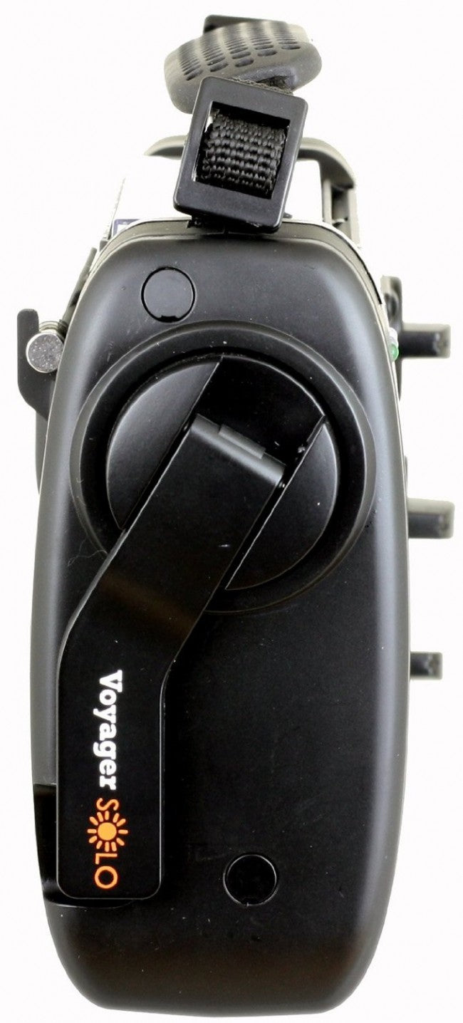 Kaito- Voyager Solo KA450 Solar/Dynamo AM/FM//SW & NOAA Weather Emergency Radio with Alert & Cell Phone Charger, Jeep Style-eSafety Supplies, Inc