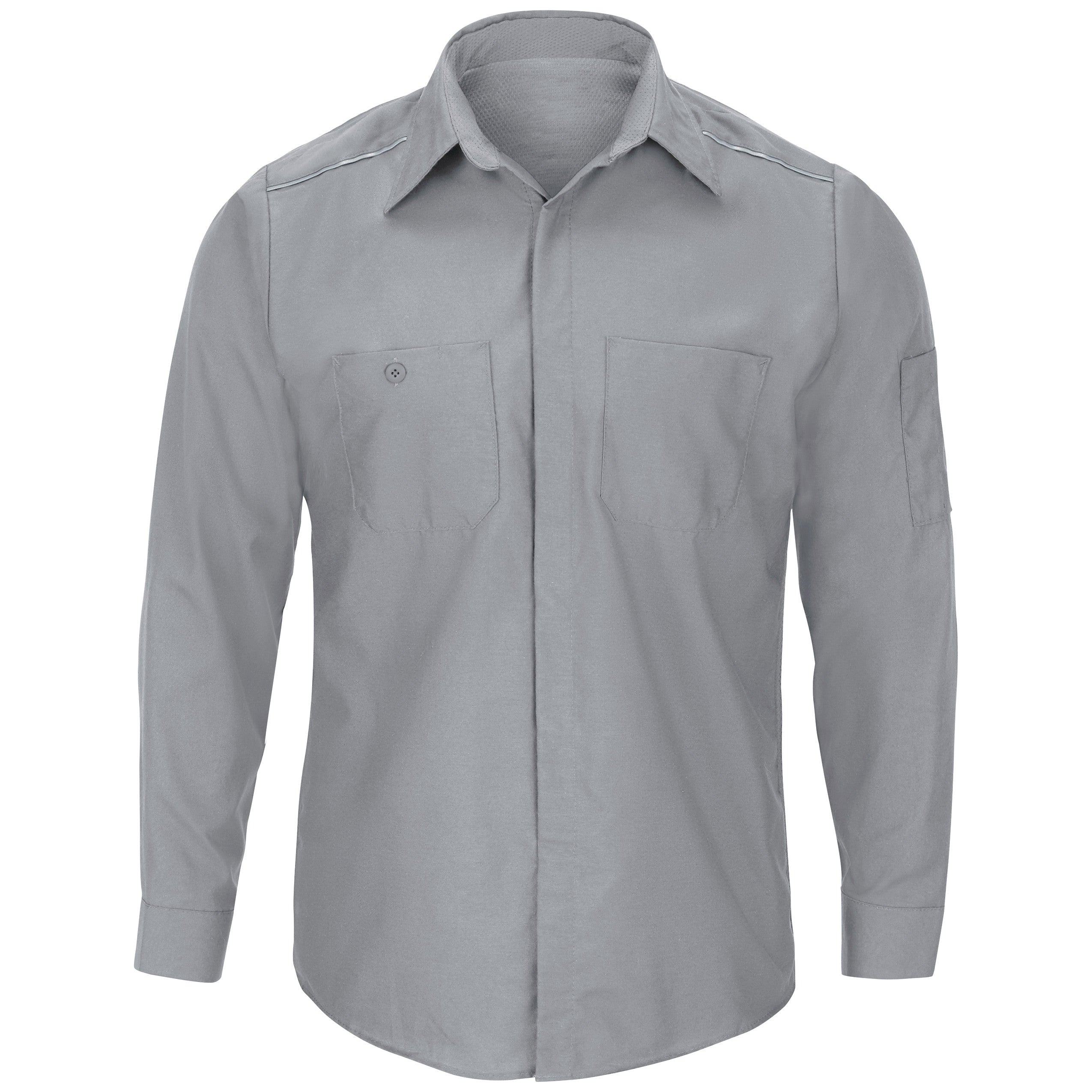 Men's Long Sleeve Pro Airflow Work Shirt SP3A - Grey-eSafety Supplies, Inc