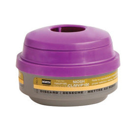 North® by Honeywell Chlorine/Mercury Vapors/Particulate P100 APR Cartridge For 5500, 7700, 5400 And 7600 Series Respirators-eSafety Supplies, Inc