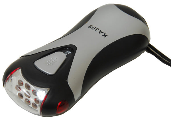9 LED Super Bright Dynamo Flashlight-eSafety Supplies, Inc