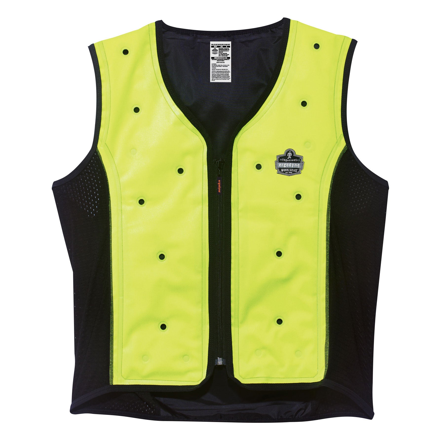 Ergodyne Medium Hi-Viz Lime Green Chill-Its 6685 Evaporative Cooling Vest-eSafety Supplies, Inc