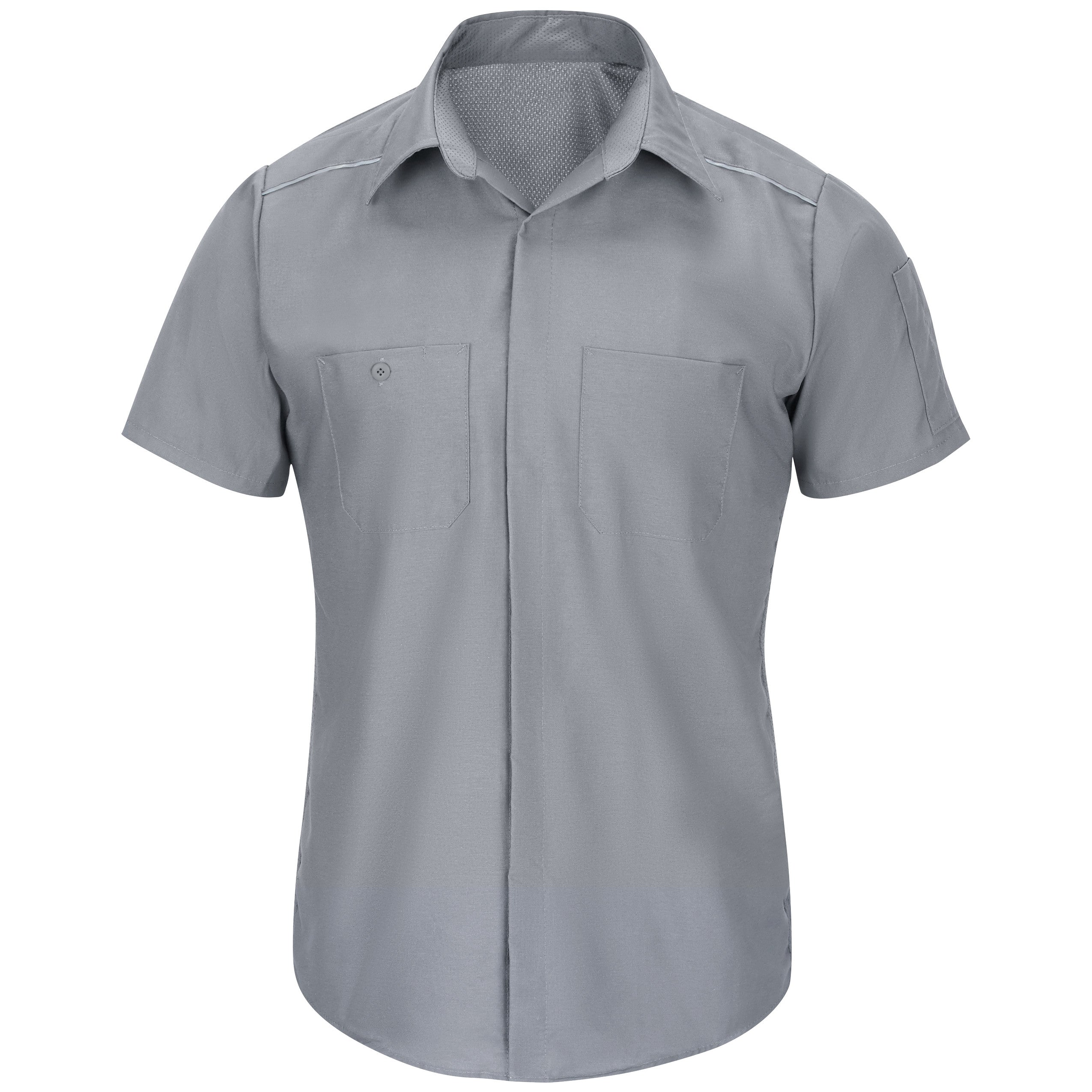 Men's Short Sleeve Pro Airflow Work Shirt SP4A - Grey-eSafety Supplies, Inc