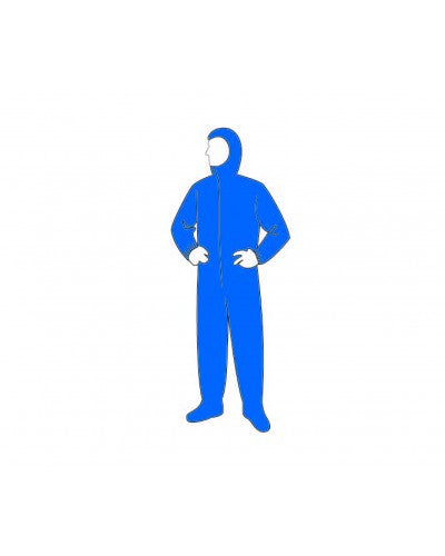 Liberty - Polygard Coverall - Light Weight - Attached Hood & Boots - Case of 25-eSafety Supplies, Inc
