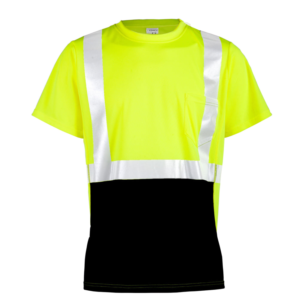 Kishigo Black Bottom T-shirt-eSafety Supplies, Inc