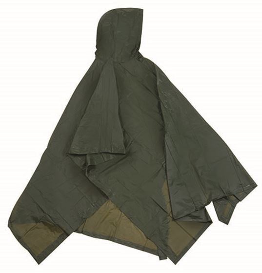 Vinyl Poncho - 52IN x 80IN - O.D.-eSafety Supplies, Inc