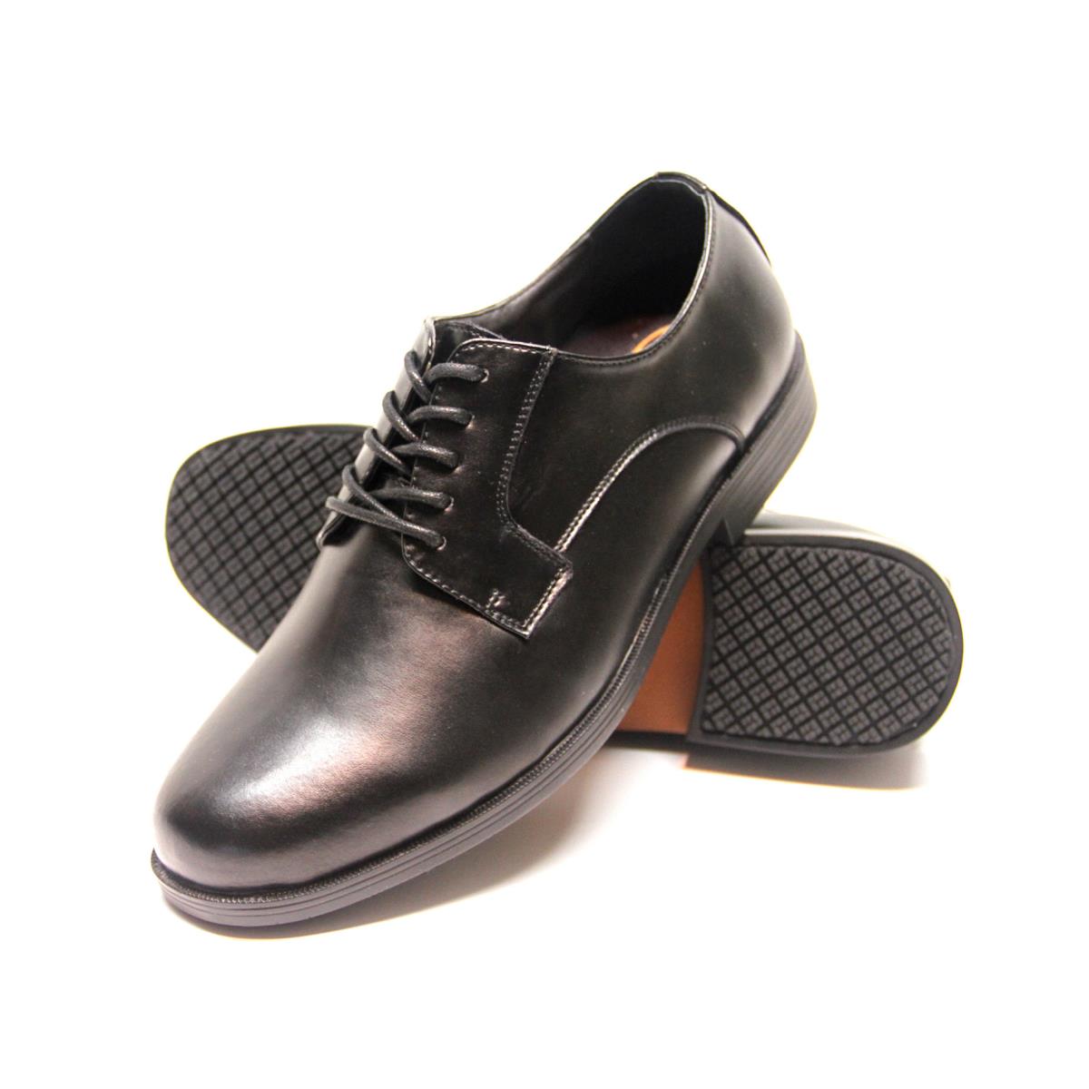 Genuine Grip Footwear- 940 Black Dress Oxford Women's Shoe-eSafety Supplies, Inc