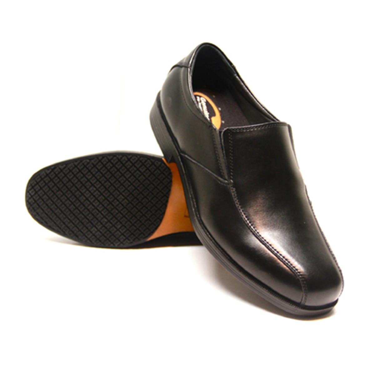 Genuine Grip Men's Slip-On Dress Shoe - Black - 8.5
