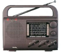 Solar and Crank AM/FM/NOAA Weather Radio with LED Flashlight-eSafety Supplies, Inc
