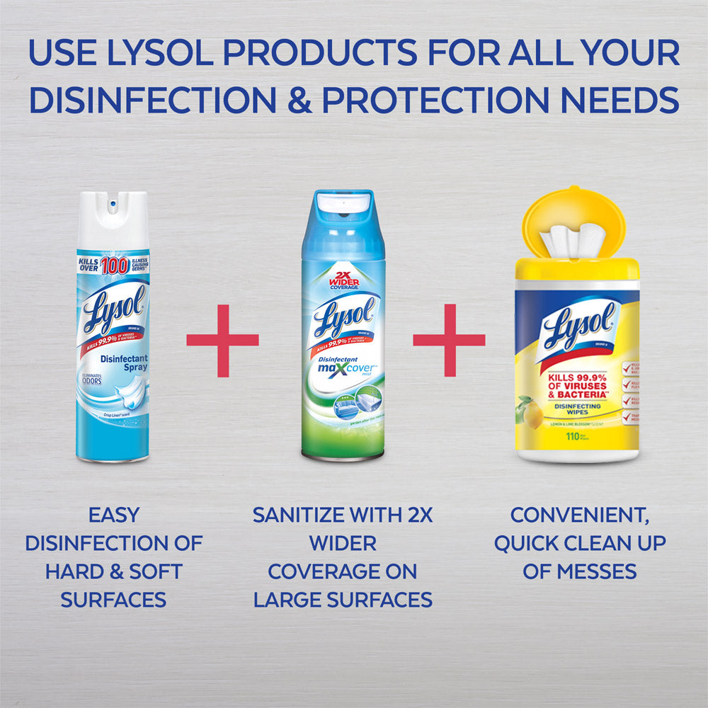 Lysol® Disinfectant Spray - Crisp Linen Scent - 12.5oz (Case of 12)-eSafety Supplies, Inc