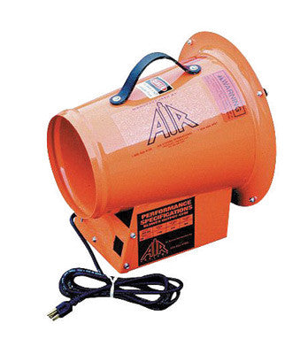 Air Systems Saddle Vent 8" 1395 cfm 1/3 hp 115 VAC Steel Lightweight Axial Fan-eSafety Supplies, Inc