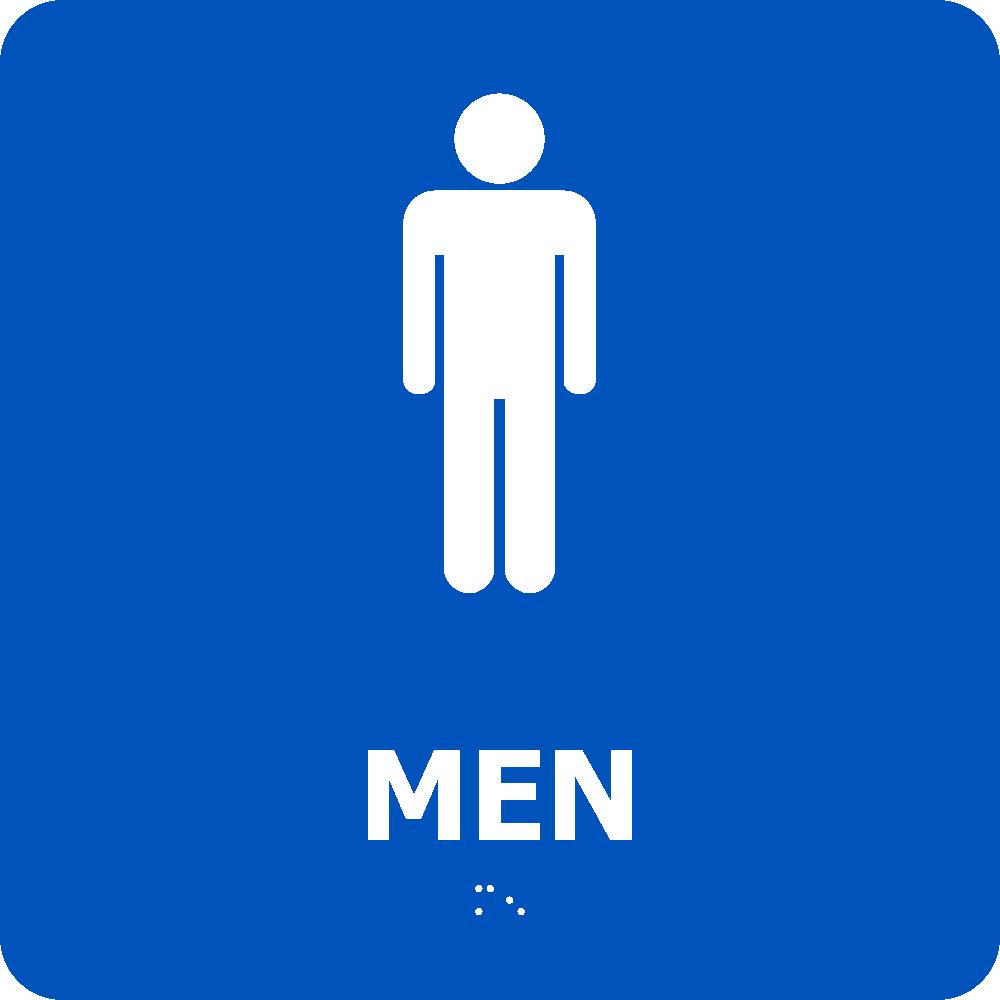 Men Braille Sign-eSafety Supplies, Inc
